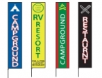 RV & Campground Rectangle Flags