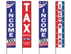 Tax Season Rectangle Flags