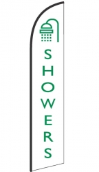 White and Green Showers