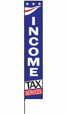 Rectangle  Stars and Stripes Income Tax