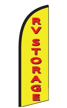 Yellow and Red RV Storage